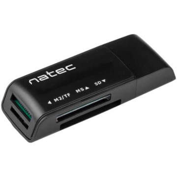 Natec memory card reader Mini ANT 3, black