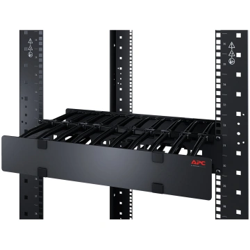 APC Horizontal Cable Manager Single-Sided with Cov