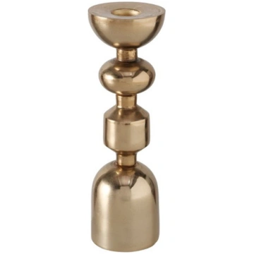 Svečturis met.galda svecei Glory H21cm zelta