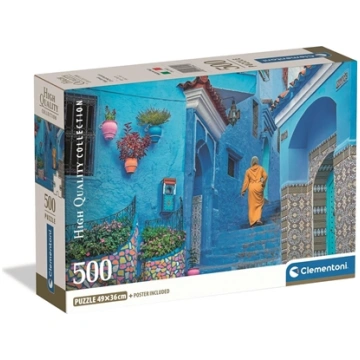 Clementoni CLE puzzle 500 Compact Blue StreetOfChe