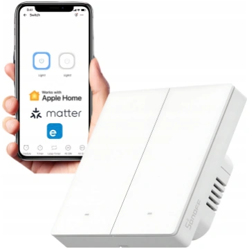 Smart wall switch SONOFF M5-2C-86W Matter (2-chann