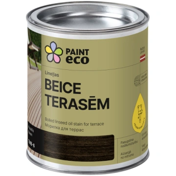 Beice terasēm Paint Eco Krauklis (Melna) 0.75L