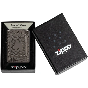 Zippo Lighter 48569 Armor™ Flame Pattern Design 48