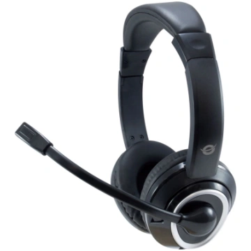 Conceptronic POLONA02BA stereo austiņas ar mikrofo