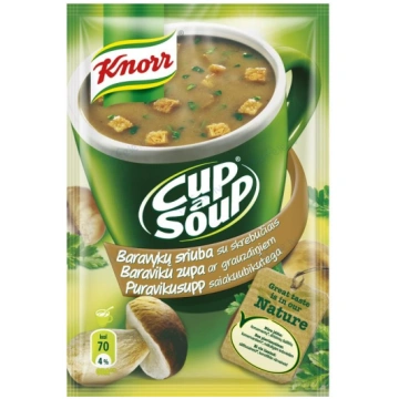 Baraviku zupa KNORR, šķīstošā, 15 g