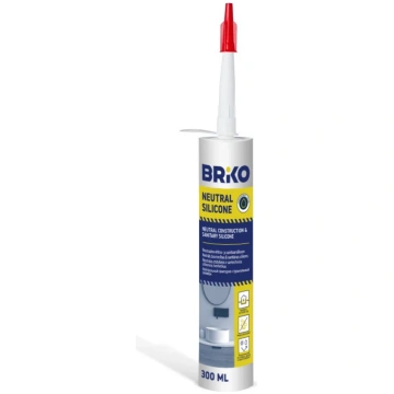 Hermētiķis Briko Neutral Silicone, 300 ml, caurspī