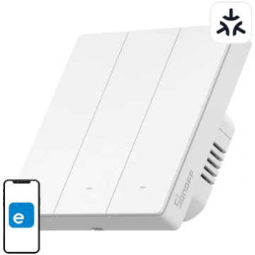 Sonoff Smart wall switch SONOFF M5-3C-86W Matter (