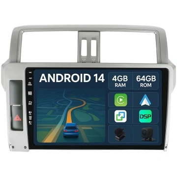 [4G + 64G] IPS 10.1 collu Android 14 Auto radio To