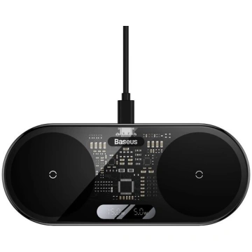 Baseus Digital LED Display dual wireless charger w