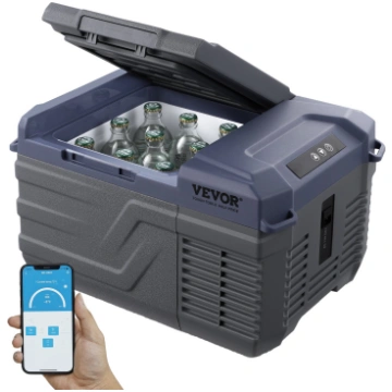 VEVOR pārnēsājams auto ledusskapis/saldētavas komp