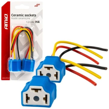 Spuldzes ligzda 2 pcs H4 (03052) AMiO
