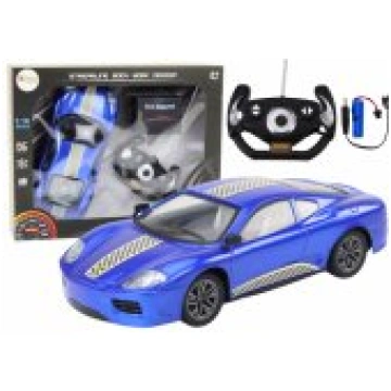 LEAN Toys RC Remote Control Car 1:16 Lights Blue R