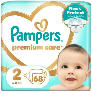 Pampers Premium Care, 2. Izmērs, 68 Autiņbiksītes