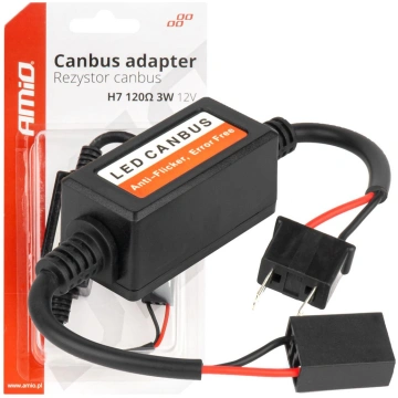 LED Canbus releja rezistors 3W 120Ω H7 AMIO-04088
