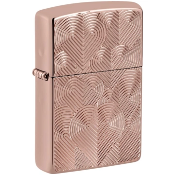 Zippo Lighter 48919 Armor® Hearts Design