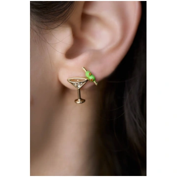 Martini Studs - 18K Gold Plated Into The Palms