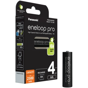 Rechargeable batteries PANASONIC ENELOOP PRO AA 25
