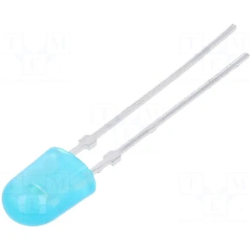 LED | blue | oval | 5.2x3.8x7mm | 720÷1450mcd | 10