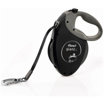 FLEXI Giant Tape Black Edition - automatic dog lea