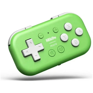 Spēļu pults 8Bitdo Micro Green — bezvadu USB Type-