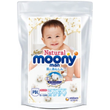 Autiņbiksītes-biksītes Moony Natural PBL 12-22kg p