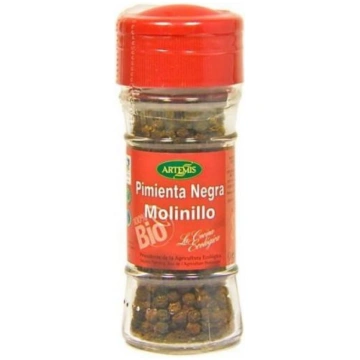 Spices Black Pepper Grinder Artemis Bio