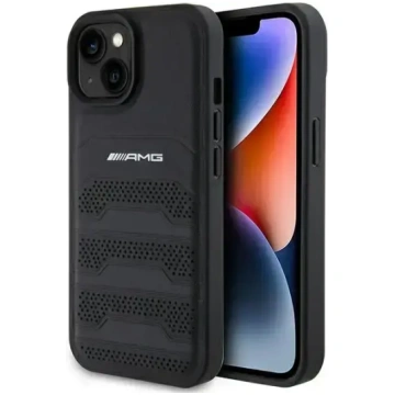 AMG Leather Debossed Lines cietais vāciņš iPhone 1