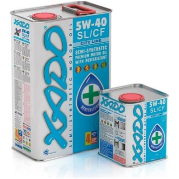 Motoreļļa Xado SL/CF 5W - 40, daļēji sintētiska, 1