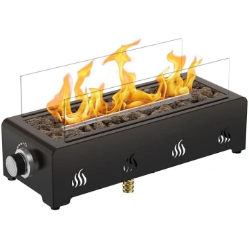 Onlyfire 45,7 cm Tisch-Gas-Feuerstelle, tragbarer 