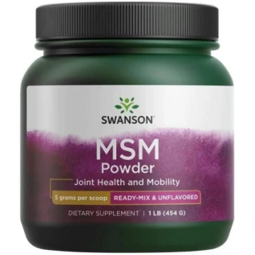 SWANSON sēra MSM - metilsulfonilmetāna pulveris (4