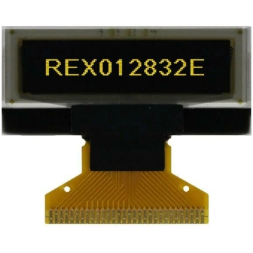 Display: OLED; graphical; 1.04"; 128x32; Dim: 33.4