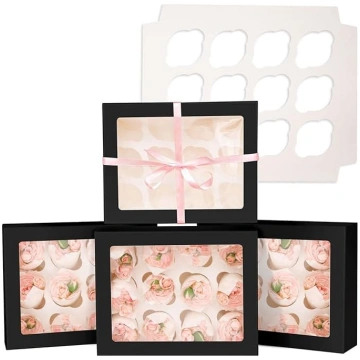 Gcardist Automātiskās Popup 12 Cupcake kastes ar l