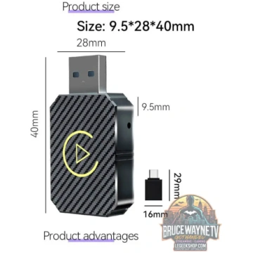 ???? Wireless CarPlay & Android Auto Adapter | Plu