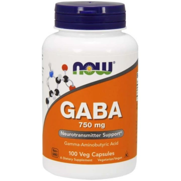 NOW FOODS GABA 750MG