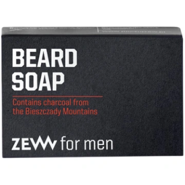 ZEW Beard Soap With Charcoal Bārdas ziepes ar koko